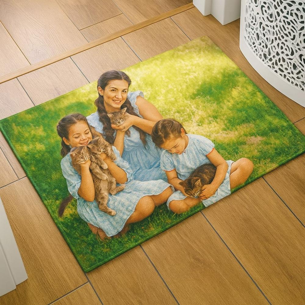 Paillasson personnalisé famille